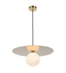 Pendant lamps spheres - Italux Spoletto 1xG9 Pendant Gold PND-201923-1 - product 2