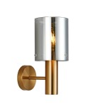 Wall lamps - Italux Sardo 1xE27 Brass Wall lamp WL-5581-1A-BRO+SG - product 1
