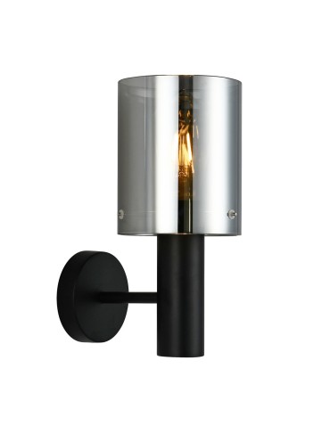 Italux Sardo 1xE27 Wall lamp Black WL-5581-1A-BK+SG