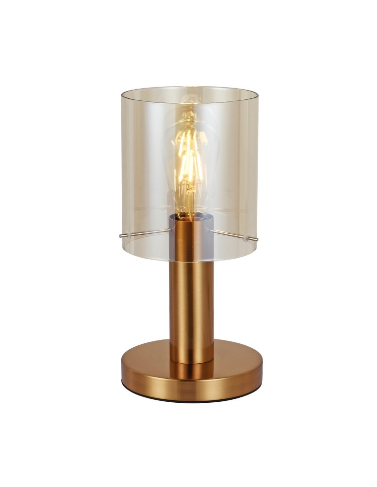Nightlights - Italux Sardo 1xE27 Desk Brass TB-5581-1-BRO+AMB - product kolory-swiatla.pl 1