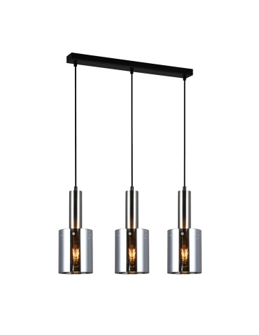 Italux Sardo 3xE27 Pendant Satin Nickel PND-5581-3-SC+SG