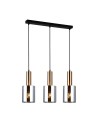 Italux Sardo 3xE27 Wisząca Mosiężny PND-5581-3-BRO+SG