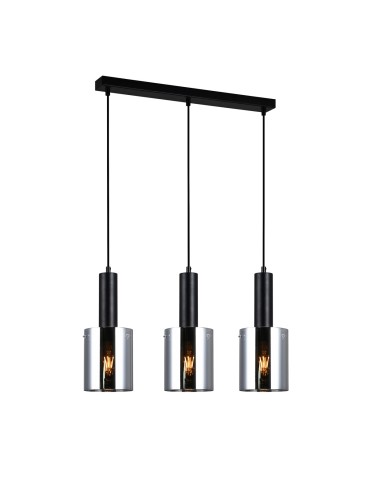 Italux Sardo 3xE27 Pendant Black PND-5581-3-BK+SG