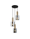 Italux Sardo 3xE27 Hanging Brass PND-5581-3A-BRO+SG