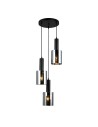 Italux Sardo 3xE27 Pendant Black PND-5581-3A-BK+SG