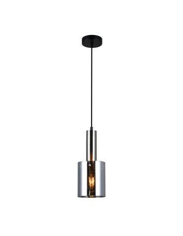 Italux Sardo 1xE27 Satin Nickel Pendant PND-5581-1-SC+SG