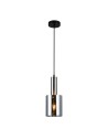 Italux Sardo 1xE27 Satin Nickel Pendant PND-5581-1-SC+SG