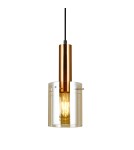 Pendant lamps - Italux Sardo 1xE27 Brass Pendant PND-5581-1-BRO+AMB - product 2