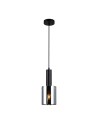 Italux Sardo 1xE27 Pendant Black PND-5581-1-BK+SG