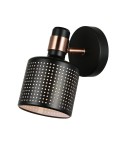 Adjustable wall lamps - Italux Restenza 1xE27 Wall lamp Black WL-2439-1-BK - product 1