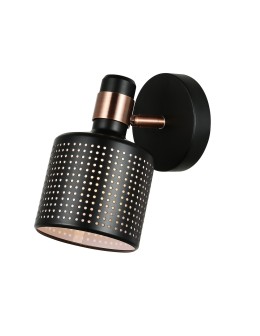Italux Restenza 1xE27 Wall lamp Black WL-2439-1-BK