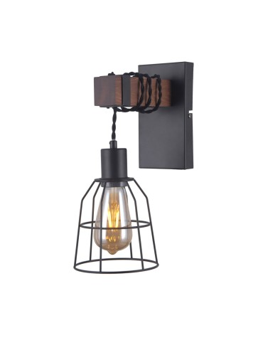 Italux Reda 1xE27 Wall lamp Black matte WL-4793-1-L - product 2