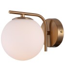 Scandinavian style wall lamps - Italux Raddi 1xG9 Wall lamp Gold WL-5510-1-HBR - product 2