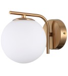 Scandinavian style wall lamps - Italux Raddi 1xG9 Wall lamp Gold WL-5510-1-HBR - product 1