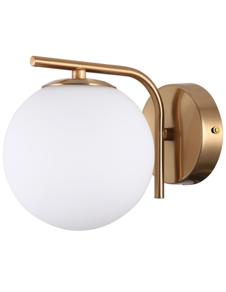 Scandinavian style wall lamps - Italux Raddi 1xG9 Wall lamp Gold WL-5510-1-HBR - product kolory-swiatla.pl 1