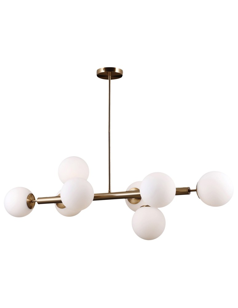 Pendant lamps - Italux Raddi 8xG9 Pendant Gold PNS-5510-8-HBR - product kolory-swiatla.pl 2