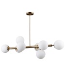 Pendant lamps - Italux Raddi 8xG9 Pendant Gold PNS-5510-8-HBR - product 1
