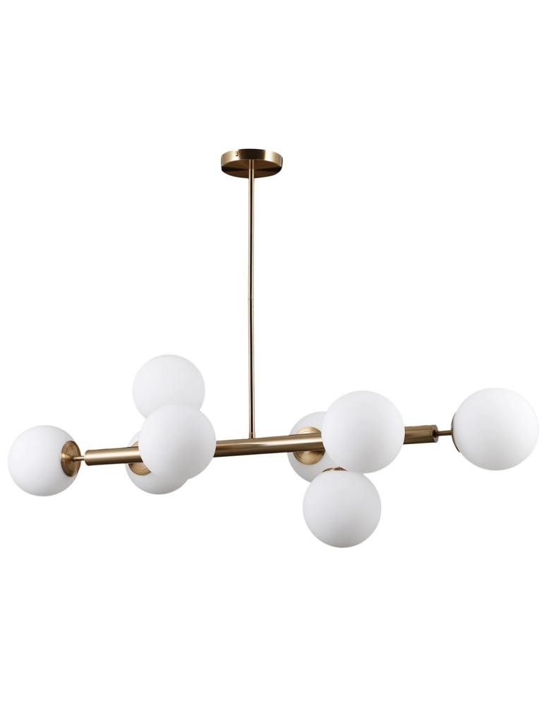 Pendant lamps - Italux Raddi 8xG9 Pendant Gold PNS-5510-8-HBR - product kolory-swiatla.pl 1