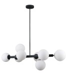 Pendant lamps - Italux Raddi 8xG9 Pendant Black PNS-5510-8-BK - product 1