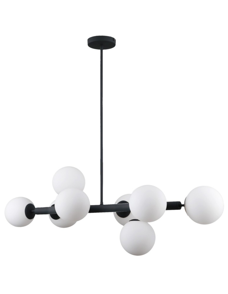 Pendant lamps - Italux Raddi 8xG9 Pendant Black PNS-5510-8-BK - product kolory-swiatla.pl 1