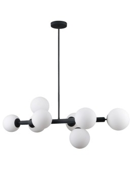 Italux Raddi 8xG9 Wisząca Czarny PNS-5510-8-BK