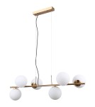 Pendant lamps - Italux Raddi 6xG9 Pendant Gold PND-5510-6-HBR - product 1