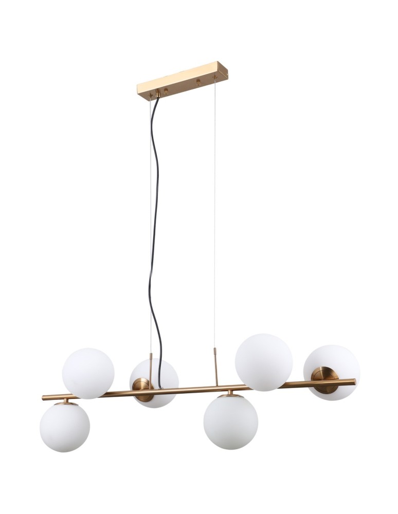 Pendant lamps - Italux Raddi 6xG9 Pendant Gold PND-5510-6-HBR - product kolory-swiatla.pl 1