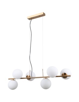 Italux Raddi 6xG9 Wisząca Złoty PND-5510-6-HBR