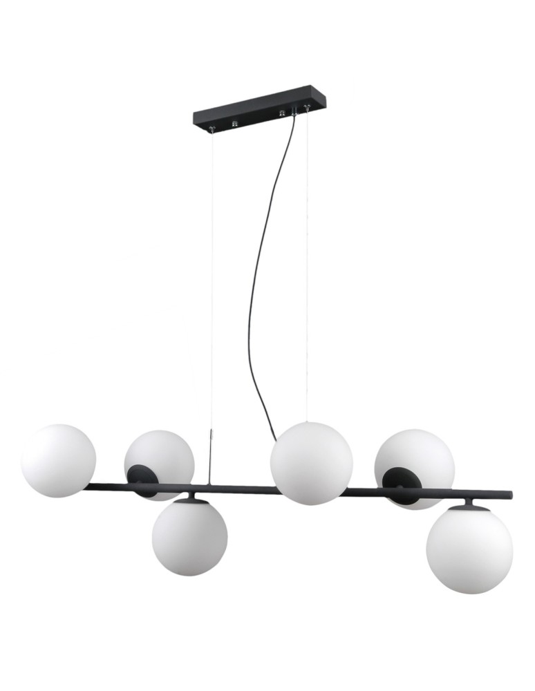 Pendant lamps - Italux Raddi 6xG9 Pendant Black PND-5510-6-BK - product kolory-swiatla.pl 1