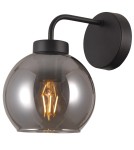 Wall lamps - Italux Poggi 1xE27 Wall lamp Black matte WL-28028-1 - product 1