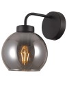 Italux Poggi 1xE27 Wall lamp Black matte WL-28028-1