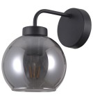 Wall lamps - Italux Poggi 1xE27 Wall lamp Black matte WL-28028-1 - product 2