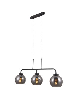Italux Poggi 3xE27 Pendant Pendant Black matte PND-28028-3