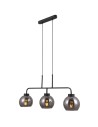 Italux Poggi 3xE27 Pendant Pendant Black matte PND-28028-3