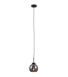 Pendant lamps - Italux Poggi 1xE27 Pendant Black matte PND-28028-1B - product 1