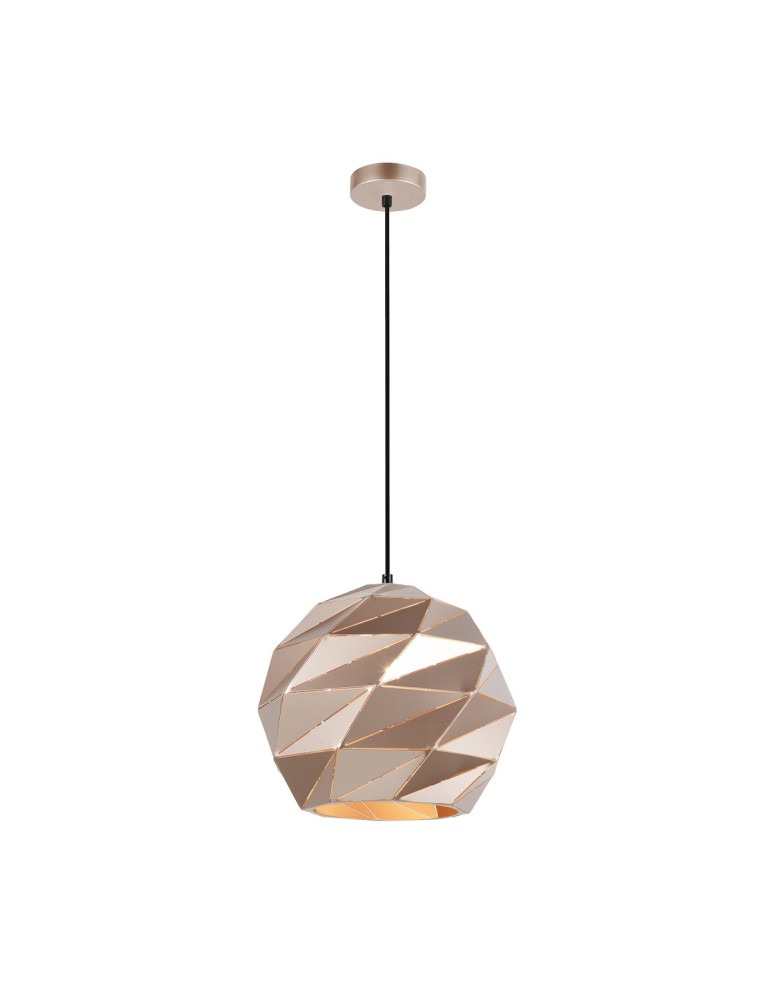 Pendant lamps - Italux Palermo 1xE27 Pendant Gold PND-2424-1L-GD - product kolory-swiatla.pl 2