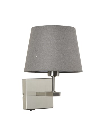 Italux Norte 1xE27 Wall lamp Nickel WL-1122-1-A-SN-RO-GR