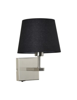 Italux Norte 1xE27 Wall lamp Nickel WL-1122-1-A-SN-RO-BL