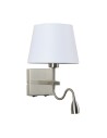 Italux Norte E27+LED 60W+3W 350lm 3000K Wall lamp Nickel WL-1122-2-BL-SN-RO-WH