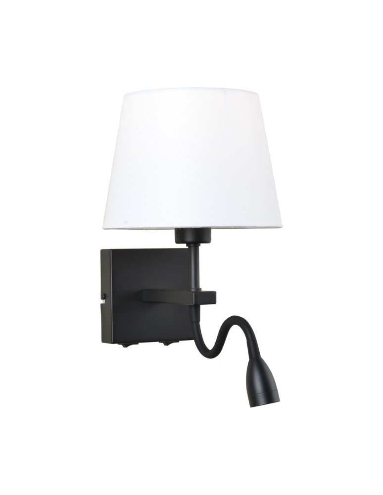 Wall lamps - Italux Norte E27+LED 60W+3W 350lm 3000K Wall lamp Black mat WL-1122-2-BL-BM-RO-WH - product kolory-swiatla.pl 1