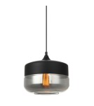 Pendant lamps - Italux Molina 1xE27 Pendant Black MDM-2380/1 BK+SG - product 1