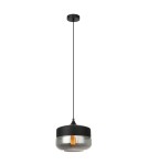 Pendant lamps - Italux Molina 1xE27 Pendant Black MDM-2380/1 BK+SG - product 2