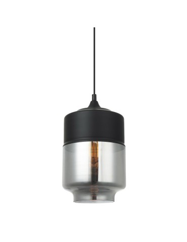 Italux Molina 1xE27 Pendant Black MDM-2377/1 BK+SG