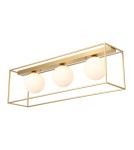 Loft ceiling lamps - industrial - Italux Mediamo 3xG9 Gold Ceiling MXM-4582/3 GD. - product 1