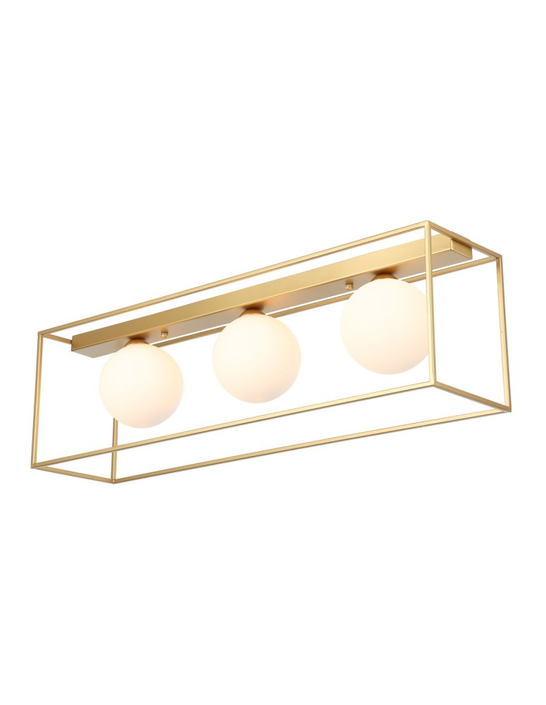 Loft ceiling lamps - industrial - Italux Mediamo 3xG9 Gold Ceiling MXM-4582/3 GD. - product kolory-swiatla.pl 1
