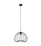 Loft pendant lamps - Italux Meddi 1xE27 Pendant Black MDM-4583-1 BK - product 2