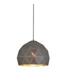 Pendant lamps - Italux Harley 1xE27 Pendant Graphite Gold Champagne MDM-3471-1 GR+GD - product 1