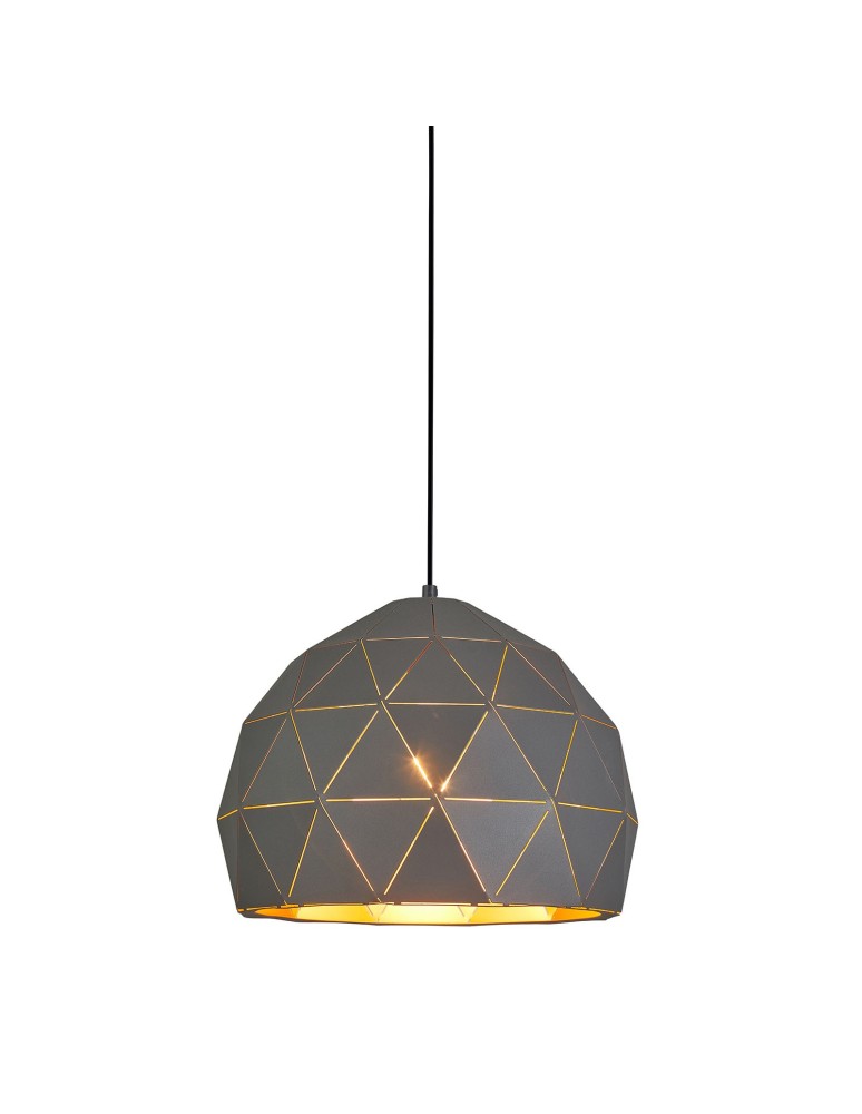 Pendant lamps - Italux Harley 1xE27 Pendant Graphite Gold Champagne MDM-3471-1 GR+GD - product kolory-swiatla.pl 1