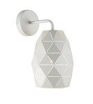 Wall lamps - Italux Harley 1xE27 Wall lamp White MBM-3480/1 W - product 1