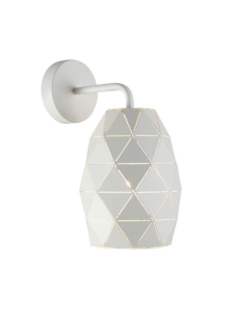 Wall lamps - Italux Harley 1xE27 Wall lamp White MBM-3480/1 W - product kolory-swiatla.pl 2